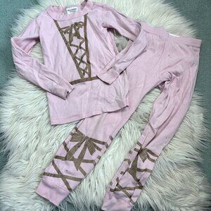Hanna Andersson ballerina pajamas size 110 (5)